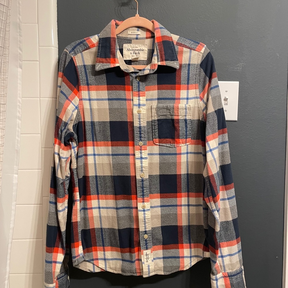 Abercrombie & Fitch Flannel Button Down Shirt